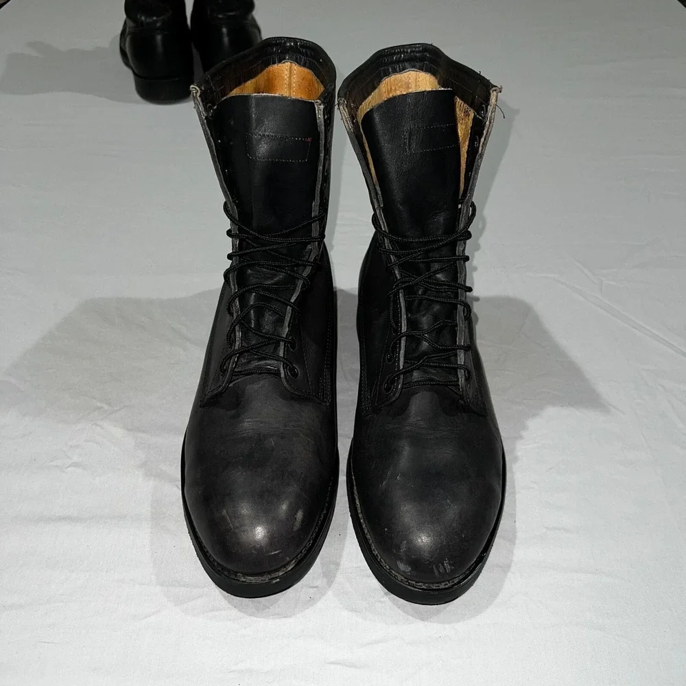Mens Craddock Terry ANSI 1983 Black Steel Toe Flight Deck Tactical Boots 10M